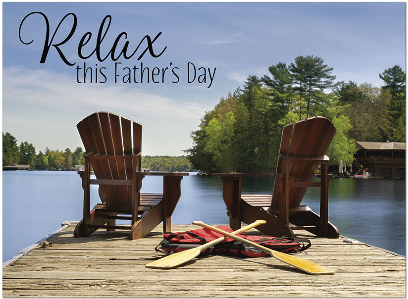 Relax Fathers Day Card Bulk Fathers Day Cards Posty Cards